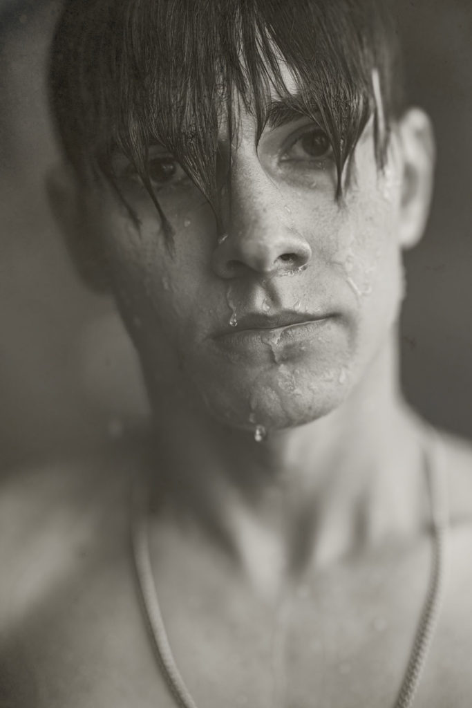 Peter Steinheisser fotografiert Portraits an einem See