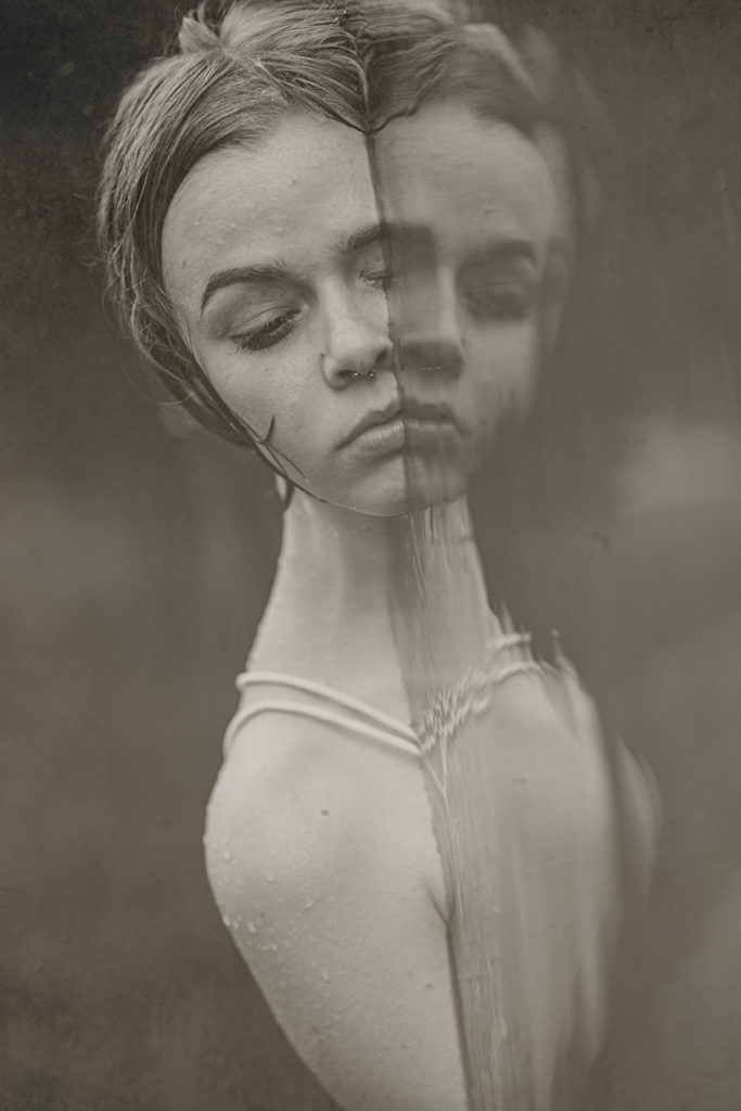 Peter Steinheisser fotografiert Portraits an einem See